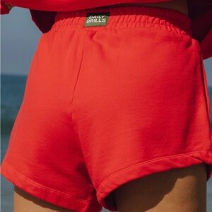 NWT Daily Drills Red Super Shorts